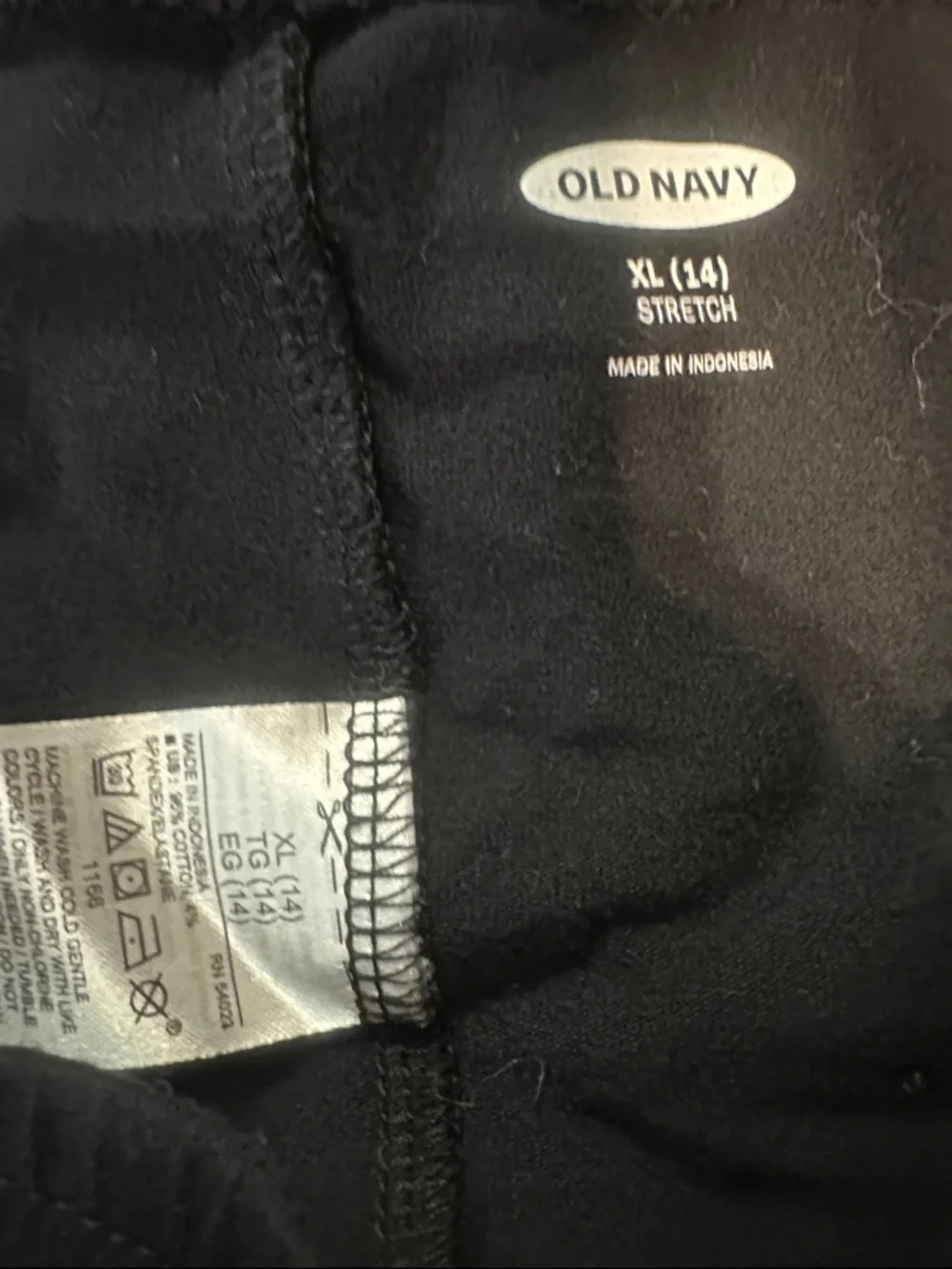 Girls Old Navy leggings size XL